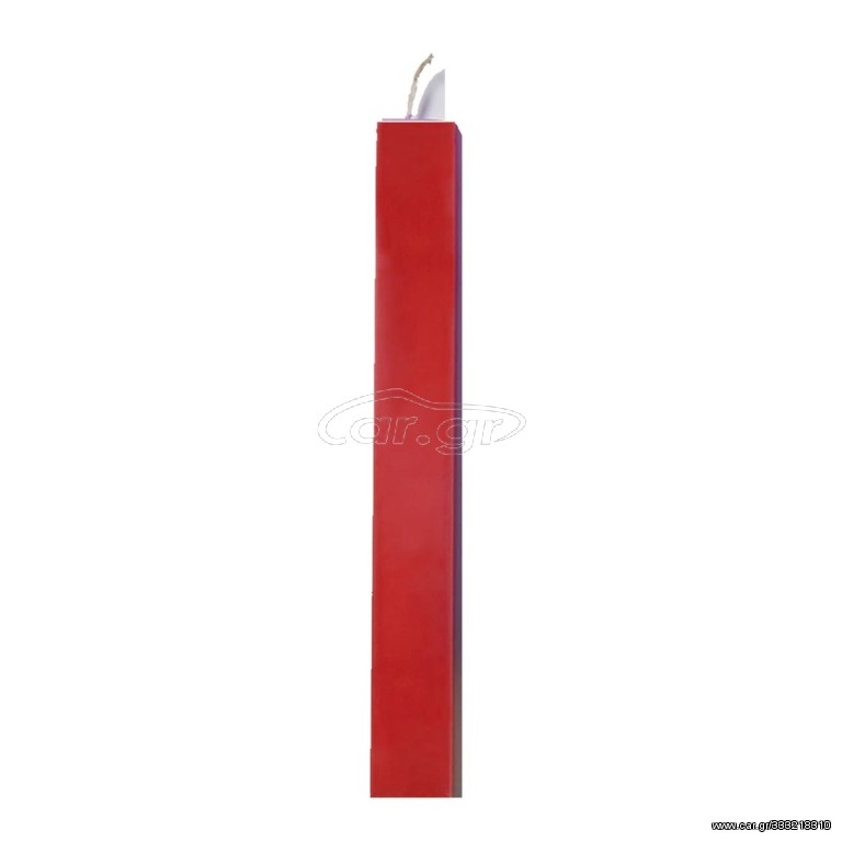 ΛΑΜΠΑΔΑ ΠΛΑΚΕ 25cm ΚΟΚΚΙΝΗ