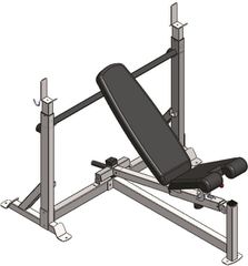 Adjustable olympic bench press 93704 Amila-thumb-2