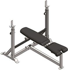 Adjustable olympic bench press 93704 Amila-thumb-3