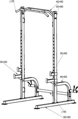 Μηχάνημα Half Rack AMILA HR350-thumb-1