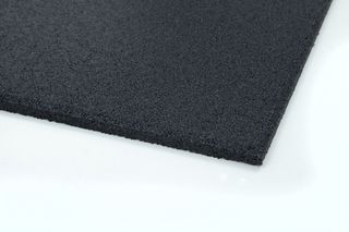 Λαστιχένιο Πάτωμα BEFIT ZERO Πλακάκι 100x50cm 15mm Μαύρο