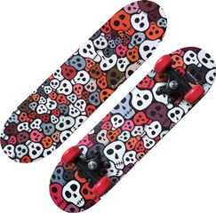 Skateboard -Waveboard Galaxy 2025 TRIBE SKULLS-maple Skateboard-Nextreme
