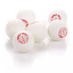 Double Circle table tennis balls 6 pcs. White-thumb-2