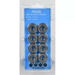 Mico ABEC-7 chrome bearing / 8pcs /