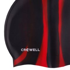 Crowell Multi-Flame-01 silicone swimming cap-thumb-1