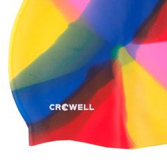 Crowell Multi-Flame-03 silicone swimming cap-thumb-1