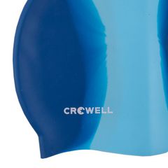 Crowell Multi-Flame-04 silicone swimming cap-thumb-1