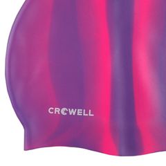Crowell Multi-Flame-05 silicone swimming cap-thumb-1