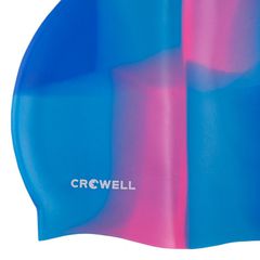 Crowell Multi-Flame-09 silicone swimming cap-thumb-1