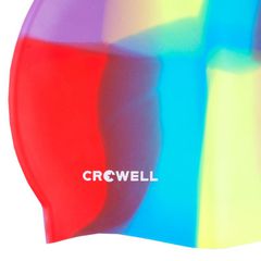 Crowell Multi-Flame-10 silicone swimming cap-thumb-1