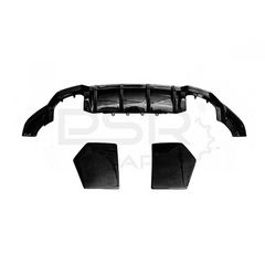Dry Carbon Diffuser + Πλαϊνα Splitters της DCE Parts για Audi TTRS MK3 8S (DCE-TTRS8S-CB-DIFF)