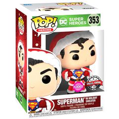 Set figure POP & Tee Back DC Comics Superman Exclusive Flocked-thumb-4