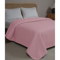 Κουβερλί Microfiber Pre-Washed 220X240 Dot Rose