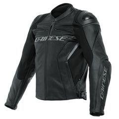 Μπουφάν Δερμάτινο Dainese Racing 4 Black/Black