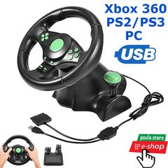 Τιμονιέρα-Πεντάλ-Λεβιέ 3 σε 1 Sports Steering Wheel για Xbox 360/PS2/PS3/PC USB