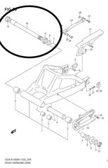 Άξονας Ψαλιδιού Suzuki Hayabusa GSX-R TL1000