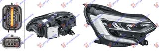 ΦΑΝΟΣ ΕΜΠΡΟΣ FULL LED PURE VISION (HELLA) ΔΕΞΙΑ για RENAULT CAPTUR II 2020-2024 (HF)
