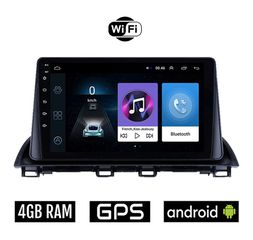 MAZDA 3 (μετά το 2014) Android οθόνη αυτοκίνητου 4GB με GPS WI-FI (ηχοσύστημα αφής 9" ιντσών OEM Youtube Playstore MP3 USB Radio Bluetooth Mirrorlink εργοστασιακή, 4x60W, AUX)