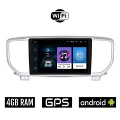 KIA SPORTAGE (μετά το 2018) Android οθόνη αυτοκίνητου 4GB με GPS WI-FI (ηχοσύστημα αφής 9" ιντσών OEM Youtube Playstore MP3 USB Radio Bluetooth Mirrorlink εργοστασιακή, 4x60W, AUX)