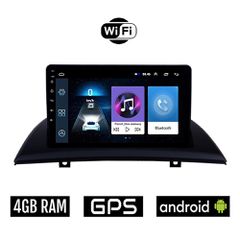 BMW X3 E83 (2003 - 2010) Android οθόνη αυτοκίνητου 4GB με GPS WI-FI (ηχοσύστημα αφής 9" ιντσών OEM Youtube Playstore MP3 USB Radio Bluetooth Mirrorlink Χ3 Ε83 εργοστασιακή, 4x60W)