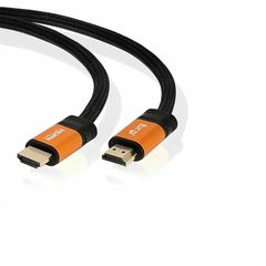 ΚΑΛΩΔΙΟ HDMI 5m BRAIDED ΜΑΥΡΟ