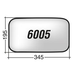 Iveco 130-170-190-EUROCARGO ->'03 - Δεξί/Αριστερό κρύσταλλο καθρέπτη