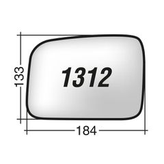 Land Rover FREELANDER II '06-> & DISCOVERY 3 & DISCOVERY 4 & RANGE ROVER SPORT - Δεξί χρωμίου θερμαινόμενο κρύσταλλο καθρέπτη με πιάστρα