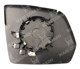 Mercedes CLASS GL (X164) '09-'11 & CLASS M (W164) '09-'11 - Αριστερό χρωμίου ασφαιρικό θερμαινόμενο κρύσταλλο καθρέπτη με πιάστρα-thumb-1