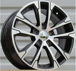 VW POLO ΖΑΝΤΕΣ ΚΑΙΝΟΥΡΓΙΕΣ ΣΕΤ 6Χ15 5Χ100Κ ΕΤ38 ΔΙΑΜΑΝΤΕ ΜΑΥΡΟ-thumb-1
