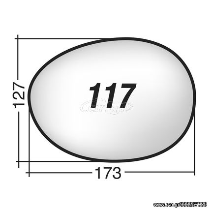 MINI COOPER (F55,F56) '13-> & MINI CABRIOLET (F57) 14'-> & ΜΙΝΙ COUNTRYMAN (F60) '16-> & MINI CLUBMAN (F54) '14->  & MINI ROADSTER (R59) '11-'15 & MINI 5 DOORS - Δεξί/Αριστερό κρύσταλλο καθρέπτη
