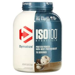 Dymatize Iso 100 Hydrolyzed Whey Protein 2264gr Cookies & Cream έως 12 άτοκες δόσεις ή 24 δόσεις