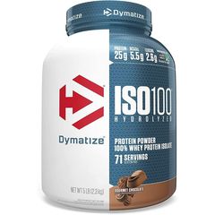 Dymatize Iso 100 Hydrolyzed Whey Protein 2264gr Gourmet Chocolate έως 12 άτοκες δόσεις ή 24 δόσεις