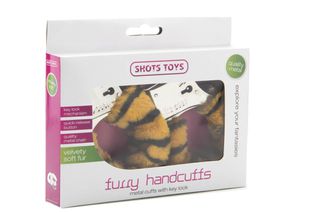 Furry Handcuffs - Tiger-thumb-1