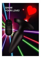 Laser Fuck Me - Butt Plug with Remote Control - Large