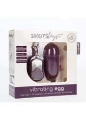 10 Speed Remote Vibrating Egg - Big - Purple-thumb-2