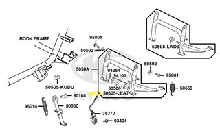 Λάστιχο Κεντρικού Στάντ Kymco Dink.200i 2006 - 2008 50505-LEA7-E00