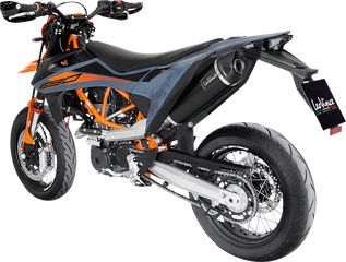 LeoVince Full Exhaust System Nero KTM SMC 690 R ABS - KTM ENDURO 690 R ABS 2019 -2023 GAS GAS ES 700 ABS - GAS GAS SM 700 ABS  2022