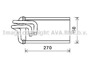 ΨΥΓΕΙΟ ΚΑΛΟΡΙΦΕΡ (BR) (141x261x26) για JEEP WRANGLER 2/4D 07-18