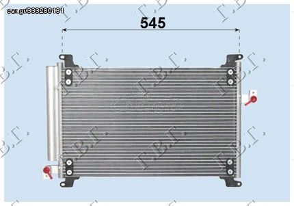 ΨΥΓΕΙΟ A/C 1.6 16V (53.5x34x1.6) για FIAT MULTIPLA 04-10