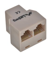 Lanberg AD-RJ45-2RJ45-OU network splitter Beige