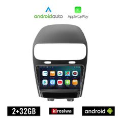 KIROSIWA FIAT FREEMONT (μετά το 2008) Android οθόνη αυτοκίνητου 2GB με GPS WI-FI (ηχοσύστημα αφής 9" ιντσών OEM Android Auto Apple Carplay Youtube Playstore MP3 USB Radio Bluetooth Mirrorlink εργοστασ