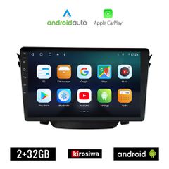 KIROSIWA HYUNDAI i30 (2012-2017) Android οθόνη αυτοκίνητου 2GB με GPS WI-FI (ηχοσύστημα αφής 9" ιντσών OEM Android Auto Apple Carplay Youtube Playstore MP3 USB Radio Bluetooth Mirrorlink εργοστασιακή,