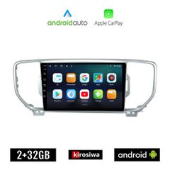 KIROSIWA KIA SPORTAGE (2016 - 2018) Android οθόνη αυτοκίνητου 2GB με GPS WI-FI (ηχοσύστημα αφής 9" ιντσών OEM Android Auto Apple Carplay Youtube Playstore MP3 USB Radio Bluetooth Mirrorlink εργοστασια