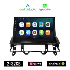 KIROSIWA MAZDA 6 (2002-2008) Android οθόνη αυτοκίνητου 2GB με GPS WI-FI (ηχοσύστημα αφής 9" ιντσών OEM Android Auto Apple Carplay Youtube Playstore MP3 USB Radio Bluetooth Mirrorlink εργοστασιακή 4x60
