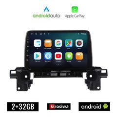 KIROSIWA MAZDA CX-5 (μετά το 2017) Android οθόνη αυτοκίνητου 2GB με GPS WI-FI (ηχοσύστημα αφής 9" ιντσών OEM Android Auto Apple Carplay Youtube Playstore MP3 USB Radio Bluetooth Mirrorlink εργοστασιακ