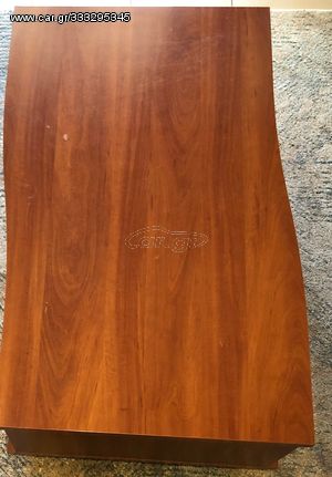 Ξύλινο (Κερασιά) Τραπεζάκι Σαλονιού με Ροδάκια