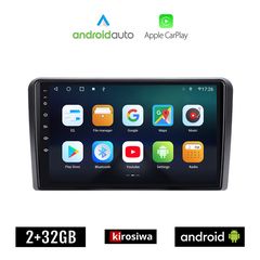 KIROSIWA OPEL Android για CORSA C D, ASTRA H G, VECTRA ZAFIRA ANTARA οθόνη αυτοκίνητου 2GB με GPS WI-FI (ηχοσύστημα αφής 9" ιντσών Auto Apple Carplay Youtube Playstore MP3 USB Bluetooth εργοστασι