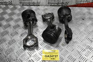 Πιστόνια Ford Transit JXFA 2005-2013 (90mm)(Πείρος 32mm) (3 Τεμάχια Με Μπιέλες)