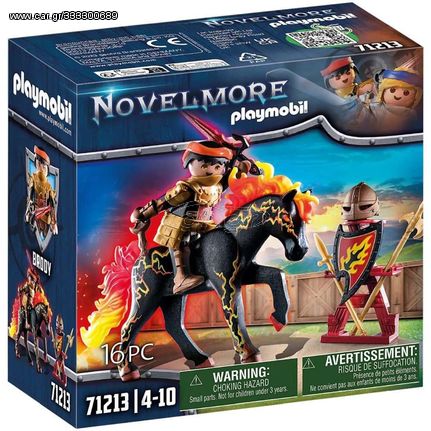 Playmobil Novelmore Raiders & Αλογο Της Φωτιας - 71213