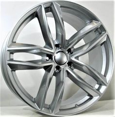 AUDI STYLE 1196 7.5X17 5X112 ET35 Silver Face Machined